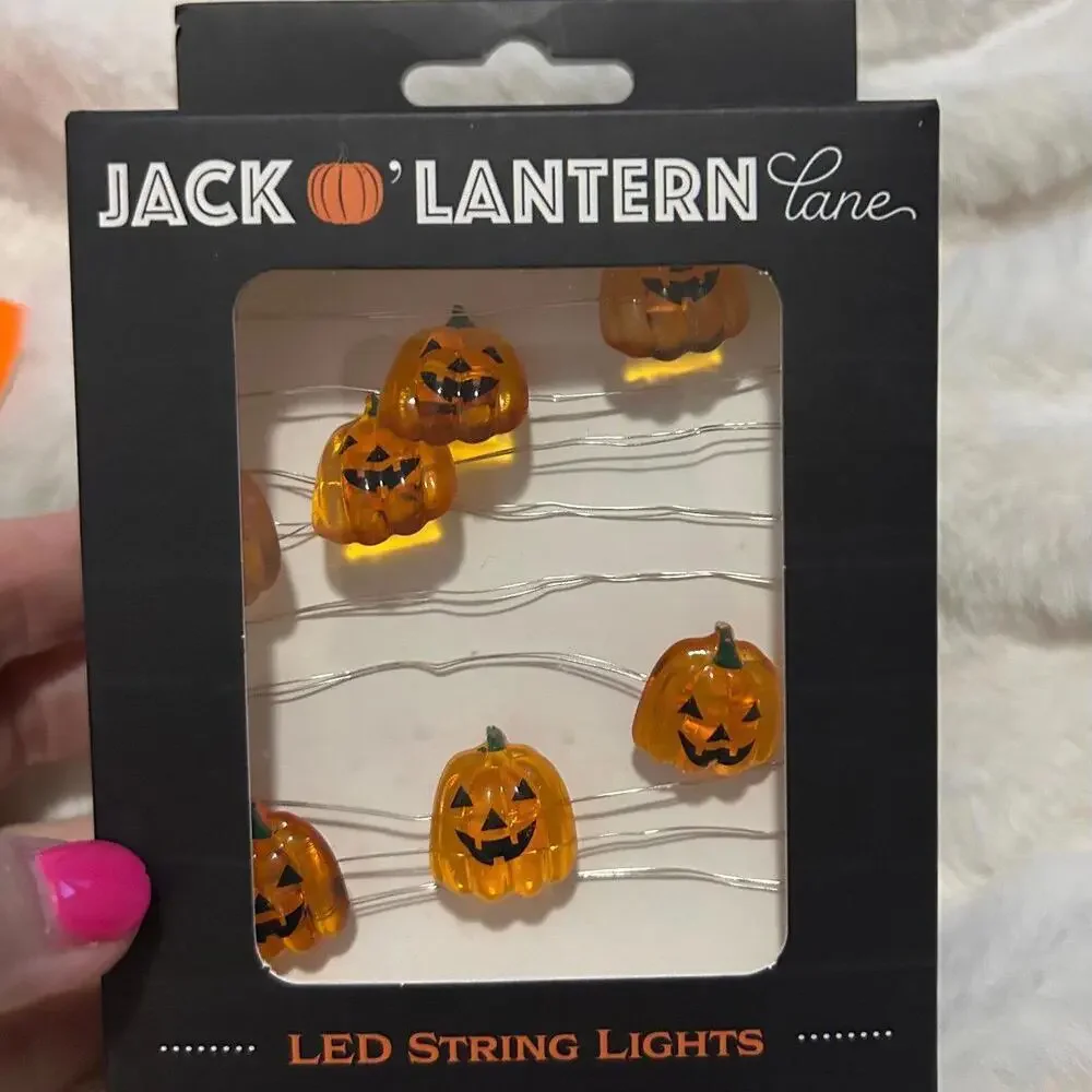 Halloween LED Pumpkin String Lights 20 lights